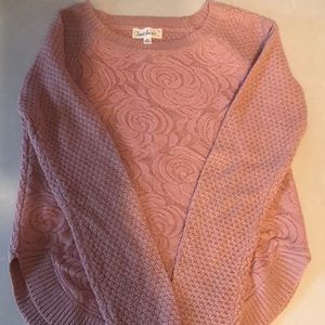 Cloud chaser sweater rose